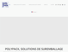 Tablet Screenshot of polypack.fr